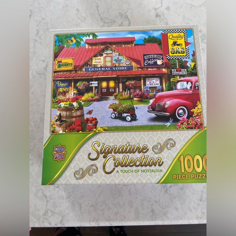 MasterPieces Signature Collection 1000-Piece Puzzle - Red and Green